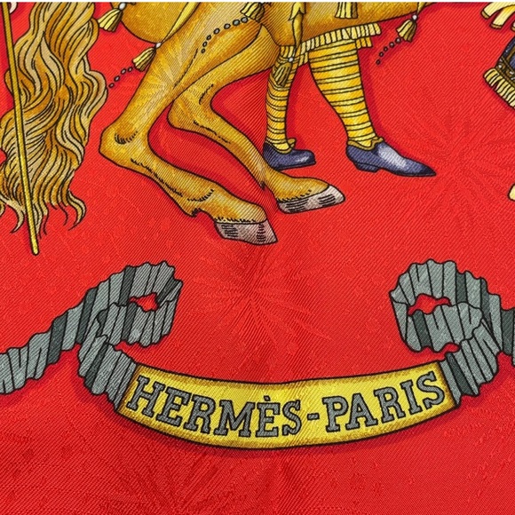 HERMES Carre 90 90th Anniversary of the Sun King Silk Scarf - Picture 10 of 11